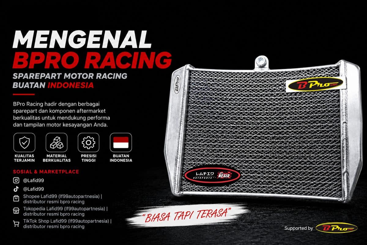 Mengenal BPro Racing: Sparepart Aftermarket CNC Billet untuk Pecinta Kecepatan dan Modifikasi Presisi
