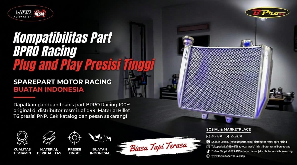 Kompatibilitas Part BPRO Racing Plug and Play Presisi Tinggi