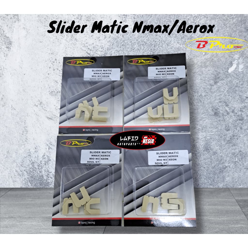 Slider Bpro Matic Beat Fi/ Nmax Aerox/ slider Matic Vario 125/150 PCX ADV  100% Original Bpro