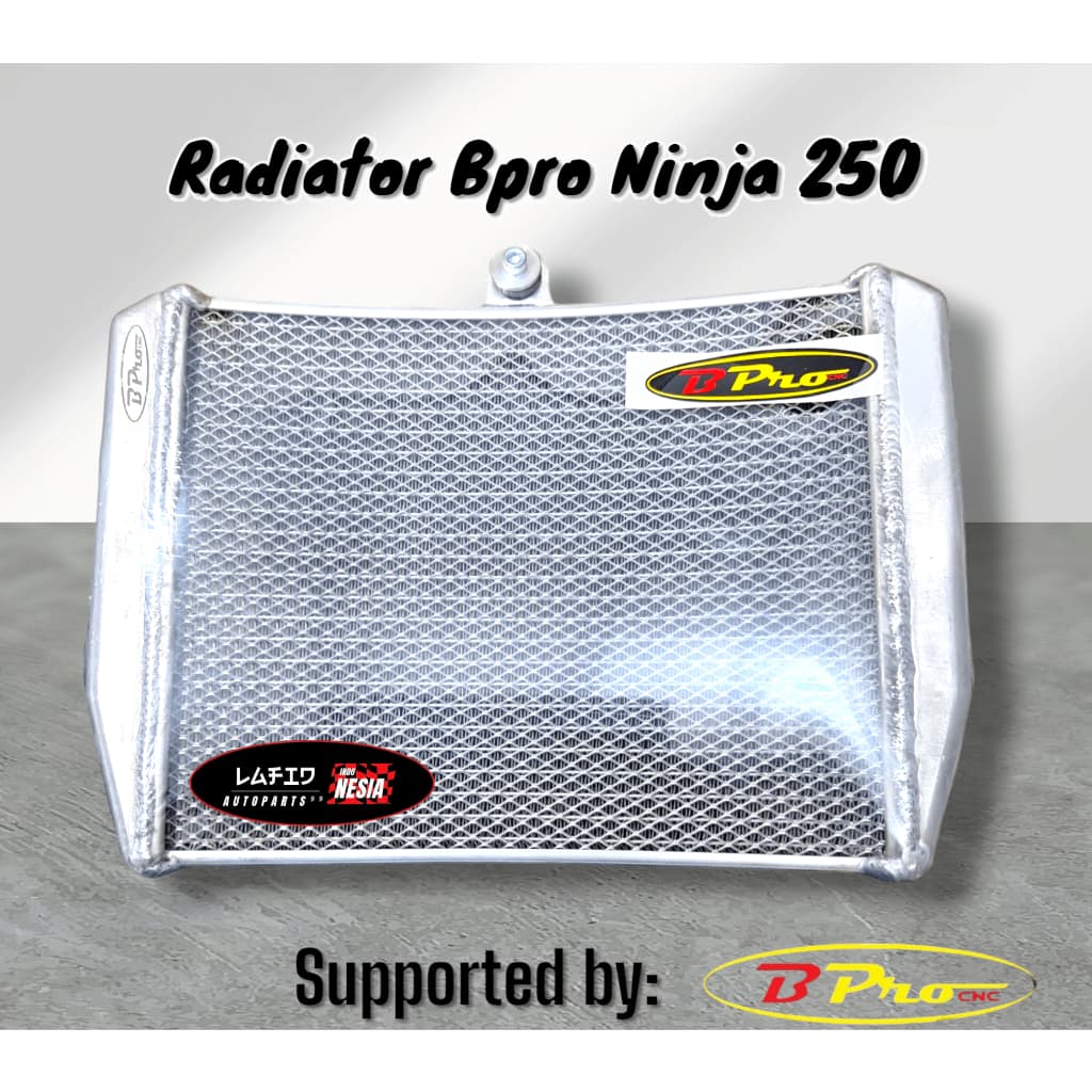 Radiator Bpro Ninja 250 FI Old New CBR 250 RR Yamaha R25 Old Nina 250 Mono Original