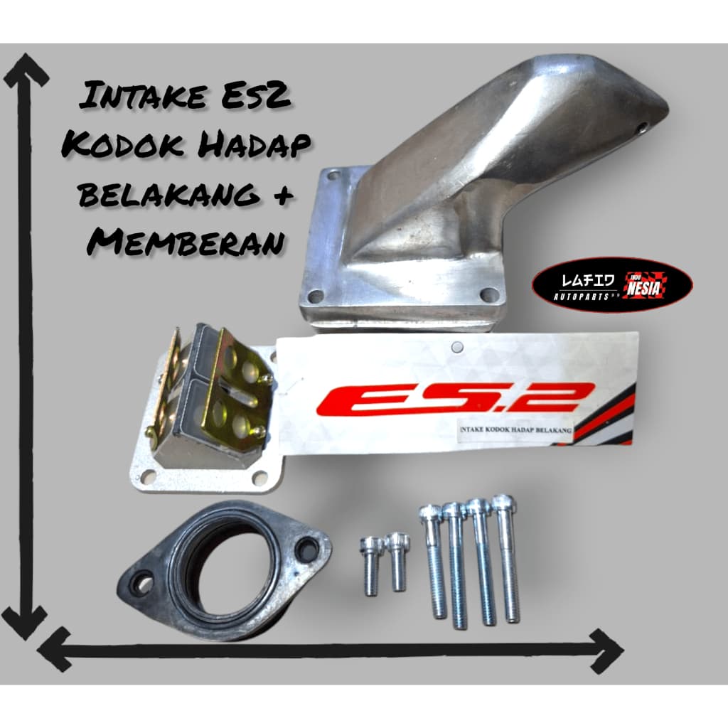 Intake Es2 F1ZR kodok Hadap Depan/ Hadap Belakang + Membran