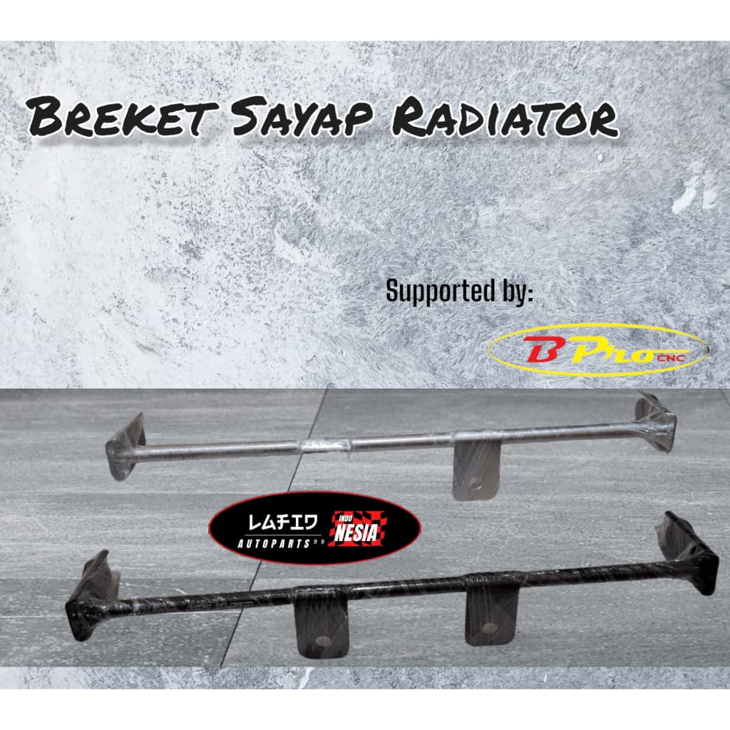 Breket Sayap Sirip Radiator Bpro Ninja R/SS
