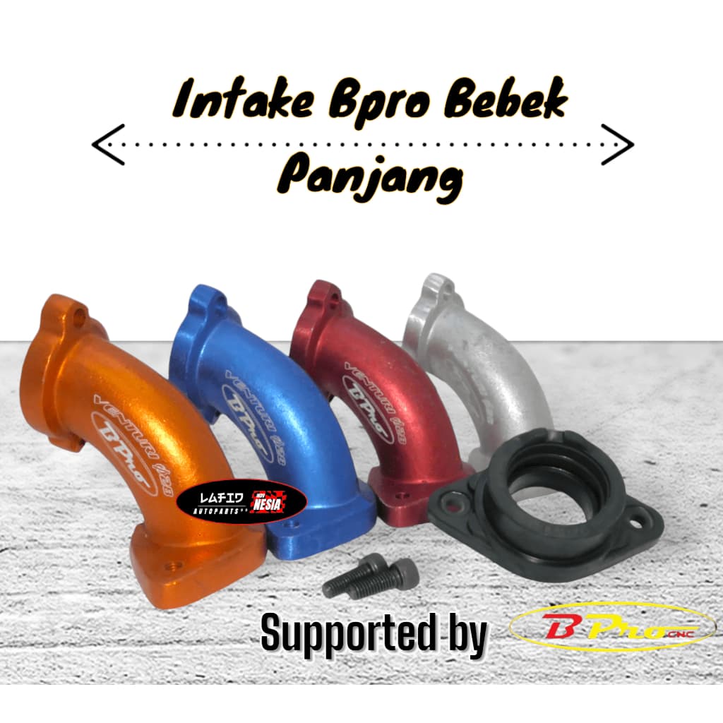 Intake Bpro Bebek 28 MM/24 MM Panjang