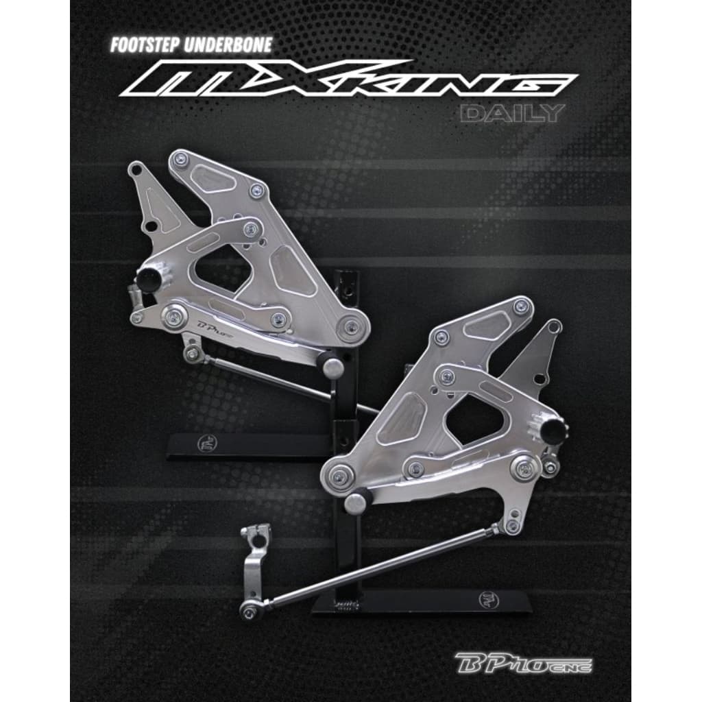 footstep underbone mx king daily  adaptor mx 150 road race