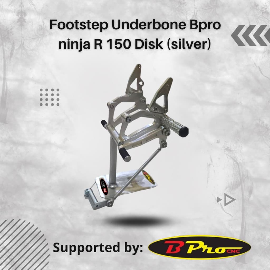 Footstep Underbone Bpro ninja R /RR/SS 150 Disk (silver)
